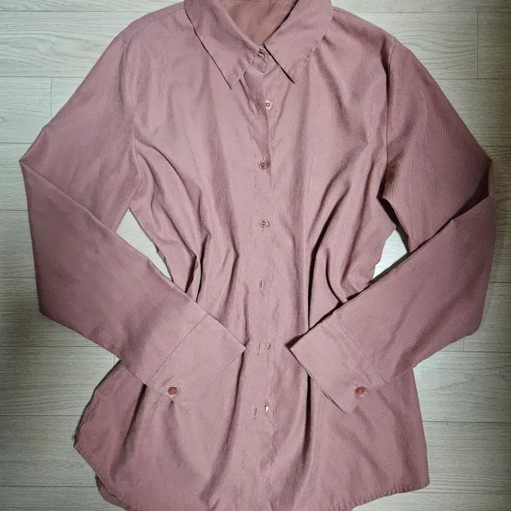 [BUNJANG] Peach Pink Shirt (55-66) / 피치핑크 셔츠 55~66