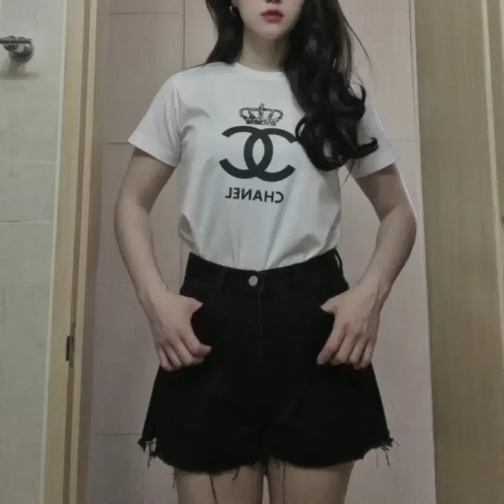 [SOLD OUT] 샤땡 프린팅 반팔 티셔츠