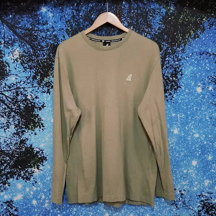 [BUNJANG] [KANGOL] 남성 캉골 베이지 카키 롱슬리브 L / [KANGOL] 남성 캉골 베이지 카키 롱슬리브 L