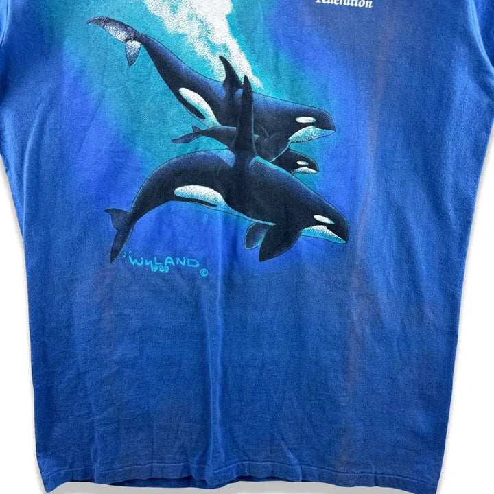 [BUNJANG] Killer Whale Single Stitch T-shirt / 90S 미국생산 킬러웨일 싱글스티치 티셔츠3012