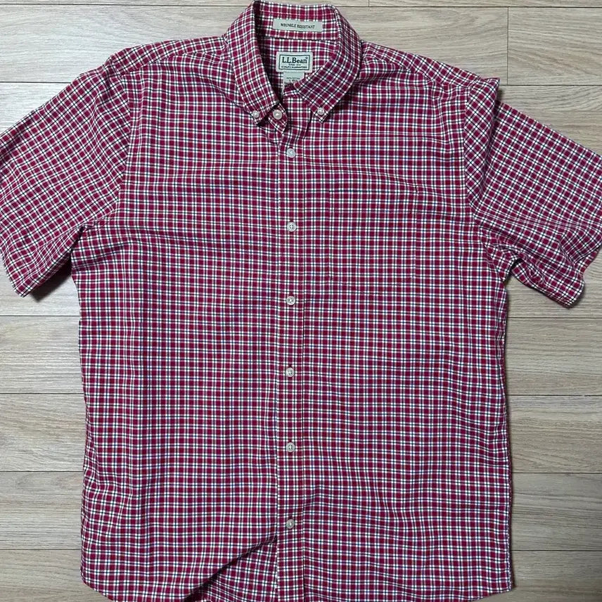 [SOLD OUT] L.L.Bean 깅엄체크 반팔 셔츠