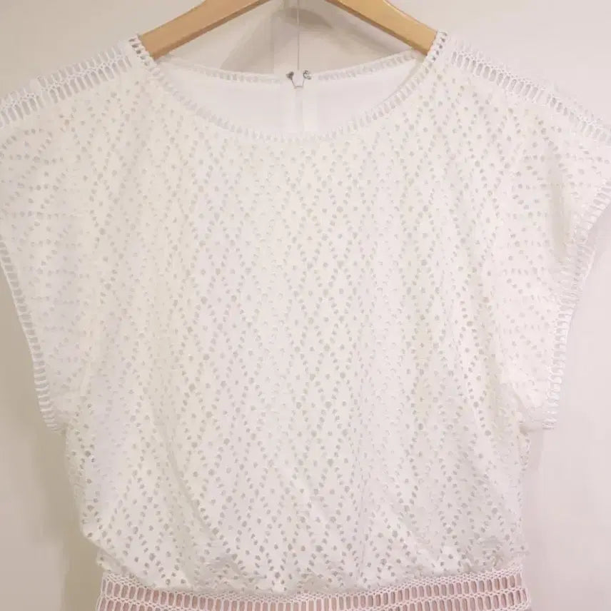[BUNJANG] SJ SJ Lace and Shirred Dress / SJ SJ 원피스
