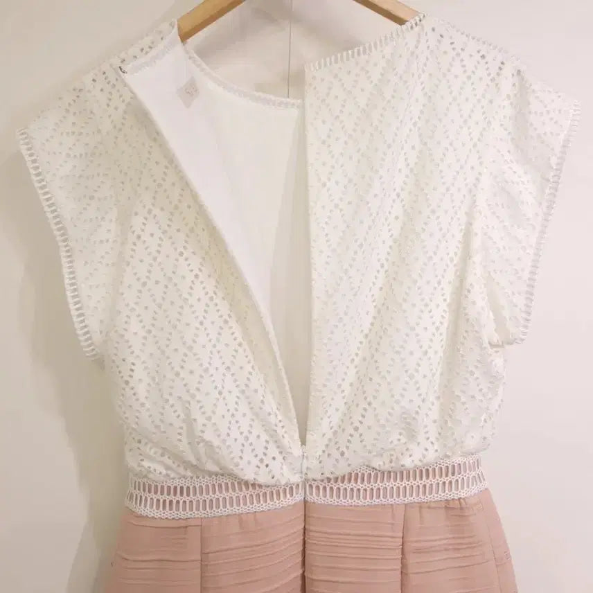 [BUNJANG] SJ SJ Lace and Shirred Dress / SJ SJ 원피스