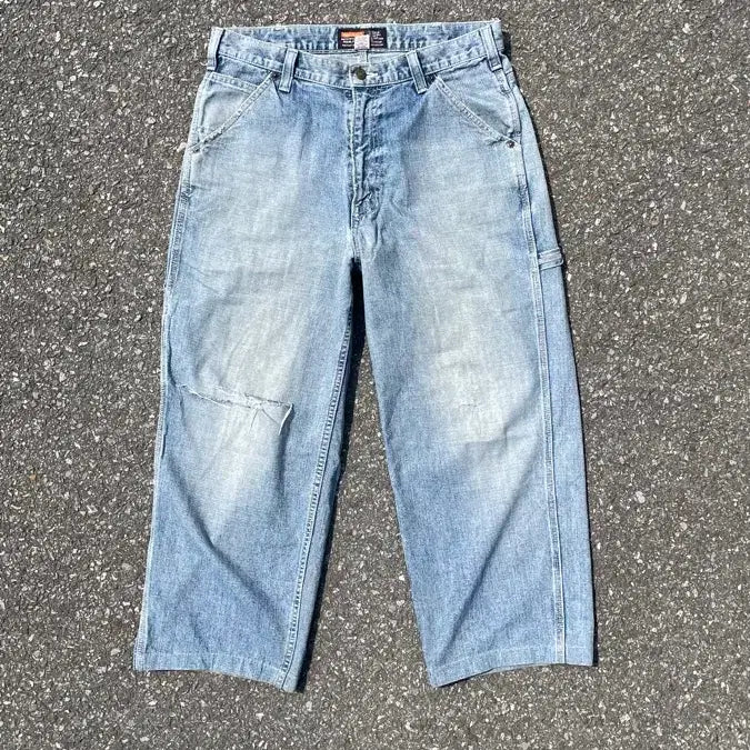 [BUNJANG] Big John World Workers Vintage Denim Pants / BIG JOHN 배기핏 데님 팬츠