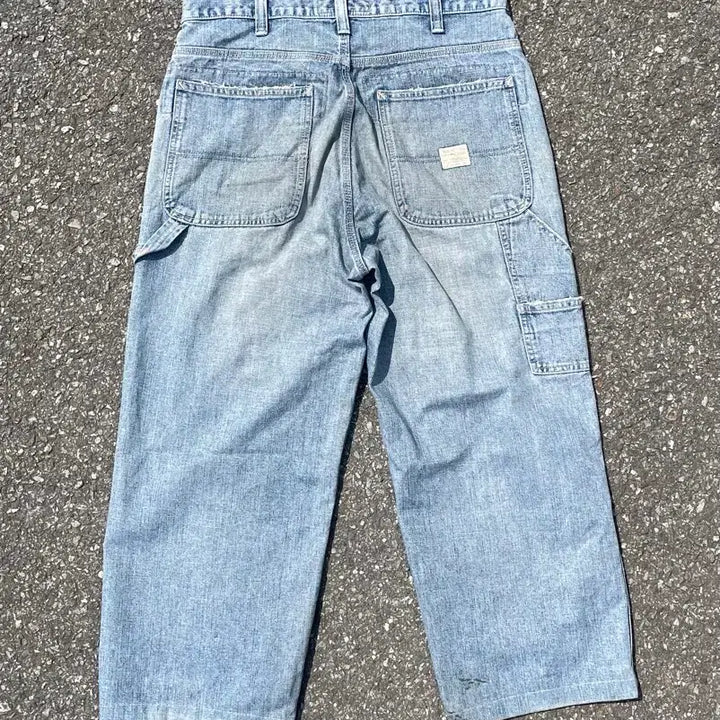 [BUNJANG] Big John World Workers Vintage Denim Pants / BIG JOHN 배기핏 데님 팬츠