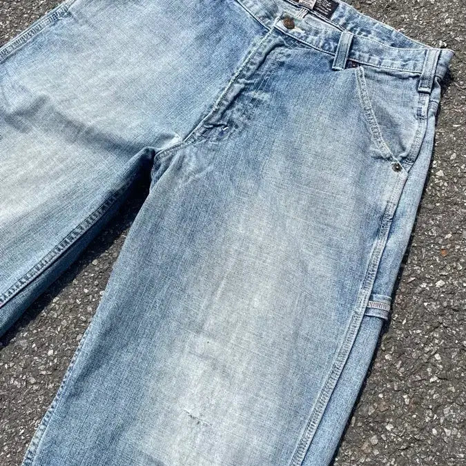 [BUNJANG] Big John World Workers Vintage Denim Pants / BIG JOHN 배기핏 데님 팬츠