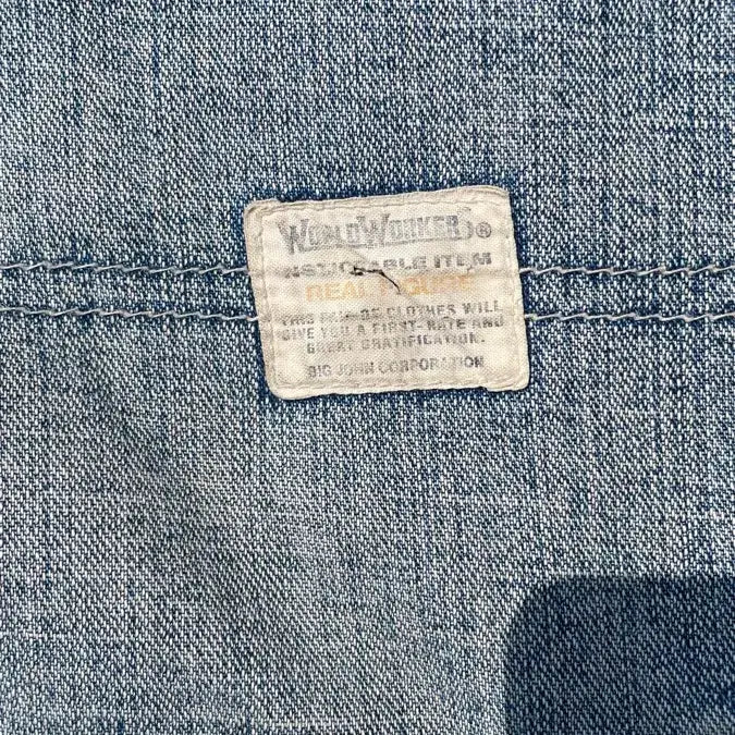 [BUNJANG] Big John World Workers Vintage Denim Pants / BIG JOHN 배기핏 데님 팬츠