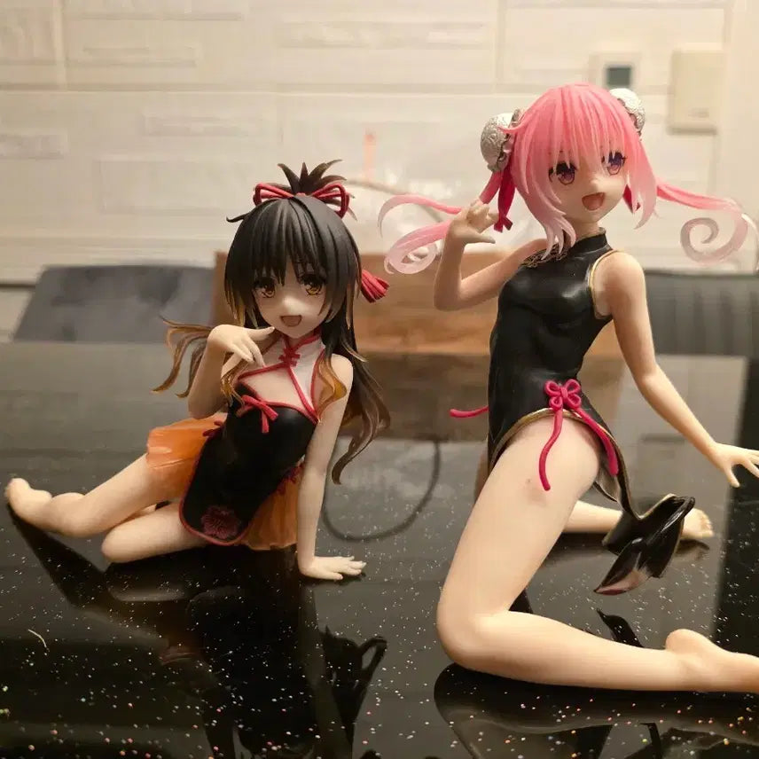 [BUNJANG] Unspecified China Dress Figure Set / 미소녀 차이나 드레스 피규어 2종 세트
