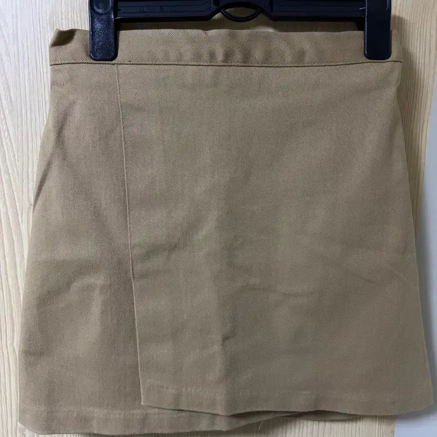 [BUNJANG] Bose Beige Cotton Mini Skirt / 보세 베이지 면치마