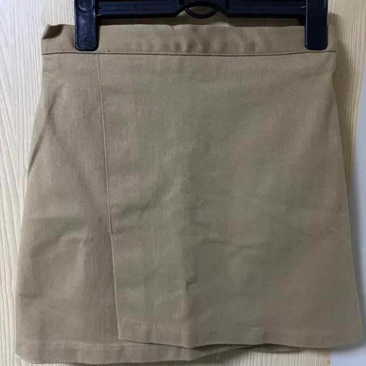 [BUNJANG] Bose Beige Cotton Mini Skirt / 보세 베이지 면치마