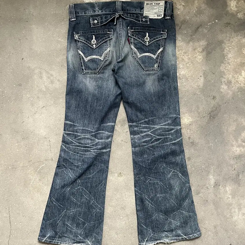 [SOLD OUT] Edwin(japan made) 로우라이즈 부츠컷 데님 팬츠