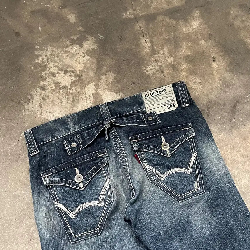 [SOLD OUT] Edwin(japan made) 로우라이즈 부츠컷 데님 팬츠