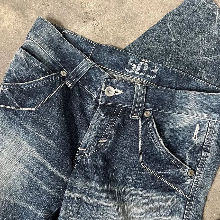 [SOLD OUT] Edwin(japan made) 로우라이즈 부츠컷 데님 팬츠