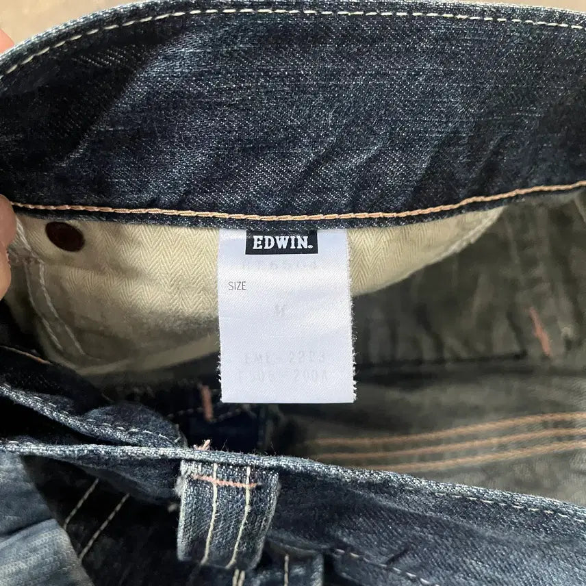 [SOLD OUT] Edwin(japan made) 로우라이즈 부츠컷 데님 팬츠