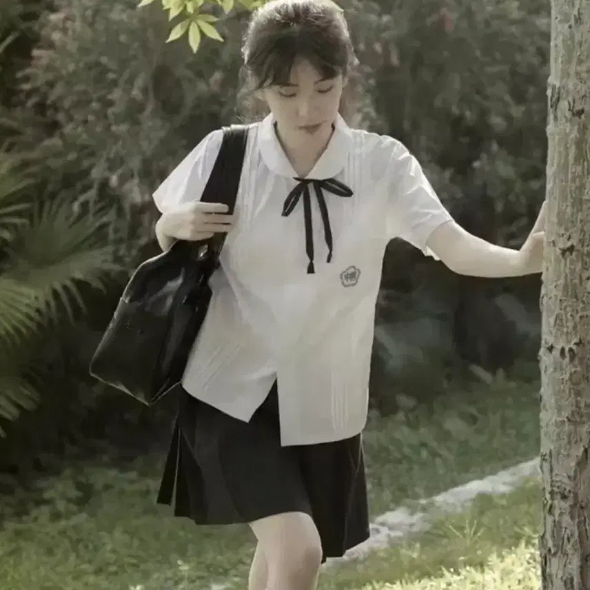 [BUNJANG] Taiwanese School Uniform - Someday or One Day Blouse / 대만교복 상견니