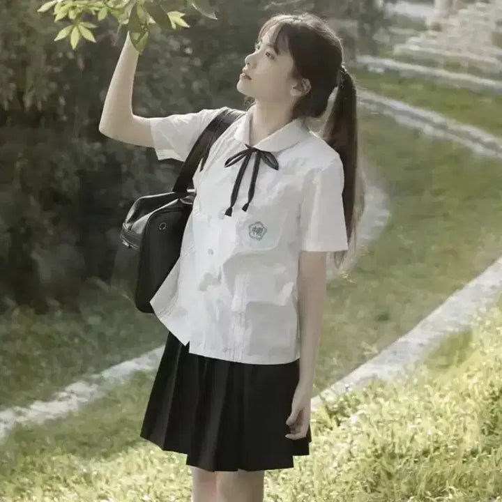 [BUNJANG] Taiwanese School Uniform - Someday or One Day Blouse / 대만교복 상견니