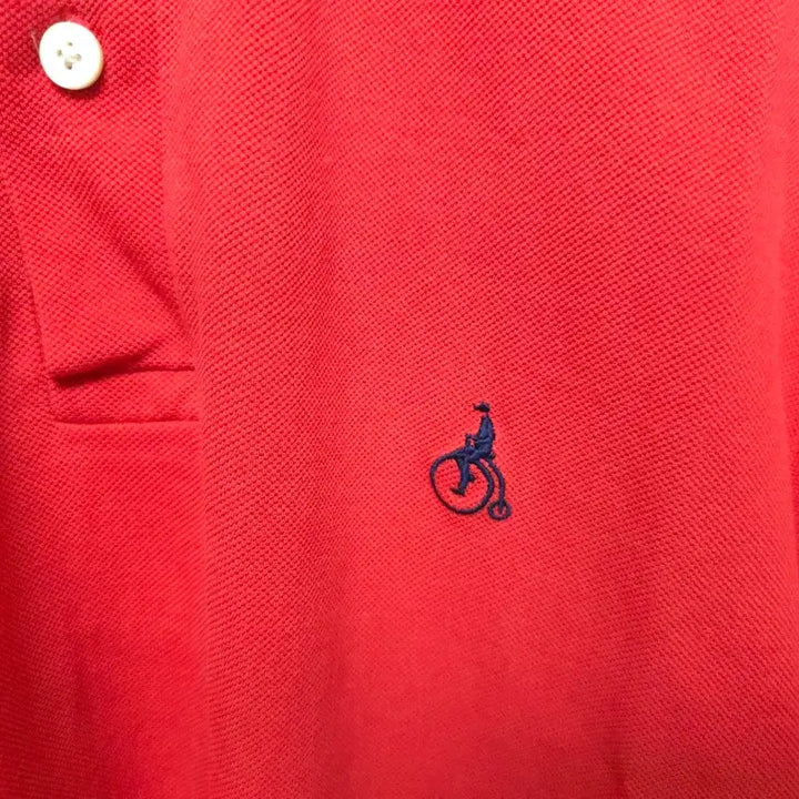 [BUNJANG] Beanpole Coral Short Sleeve Polo Shirt (Size L) / 빈폴 다홍색 반팔 카라 티셔츠(사이즈L,105)