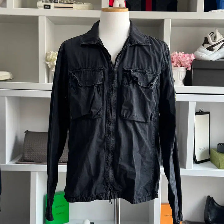 [BUNJANG] Stone Island Old Effect Overshirt Jacket / [새상품급,M] 스톤아일랜드 올드이펙트 오버셔츠 자켓 바람막이 씨피컴퍼니