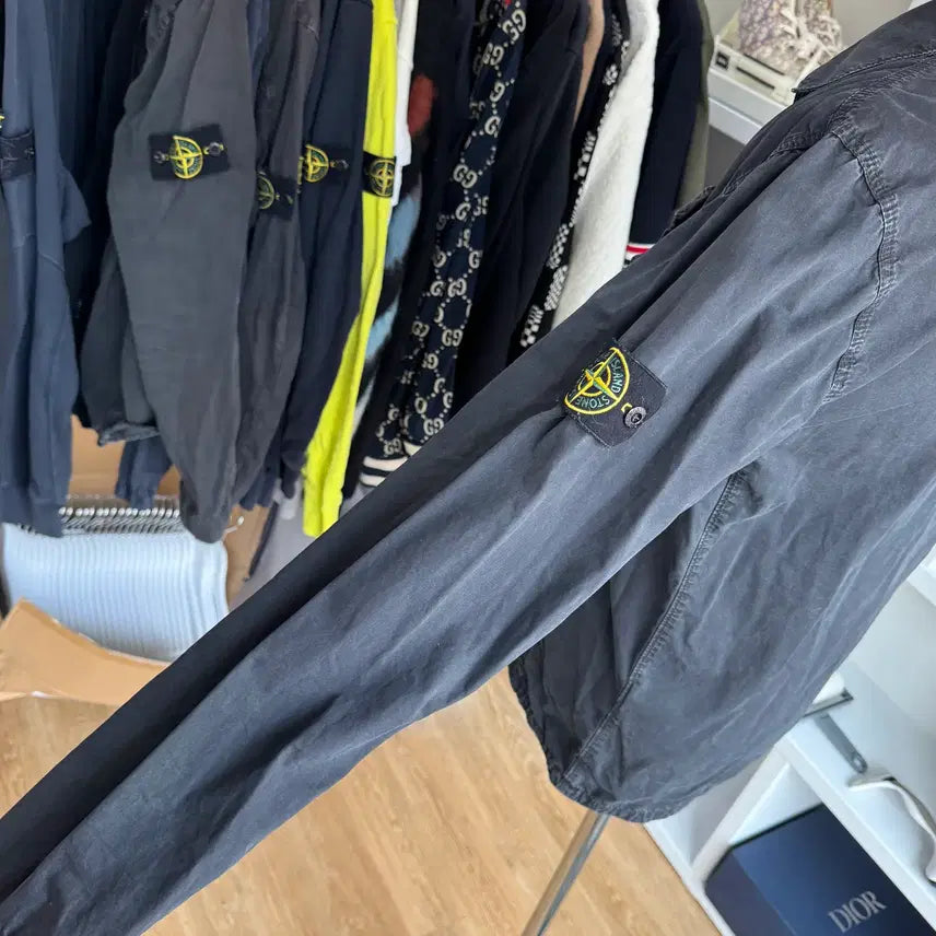 [BUNJANG] Stone Island Old Effect Overshirt Jacket / [새상품급,M] 스톤아일랜드 올드이펙트 오버셔츠 자켓 바람막이 씨피컴퍼니