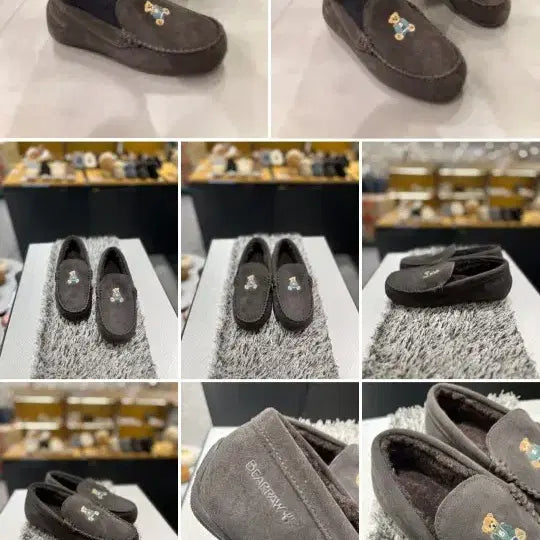 [BUNJANG] BEARPAW Karla Bear Suede Moccasin / (착샷) 베어파우 양털 슬립온 모카신
