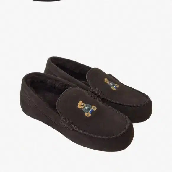 [BUNJANG] BEARPAW Karla Bear Suede Moccasin / (착샷) 베어파우 양털 슬립온 모카신