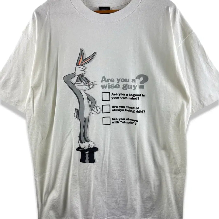 [BUNJANG] Looney Tunes 90s Single Stitch Bugs Bunny T-shirt / 90S 루니툰즈 미국생산 싱글스티치 버니 티셔츠3013