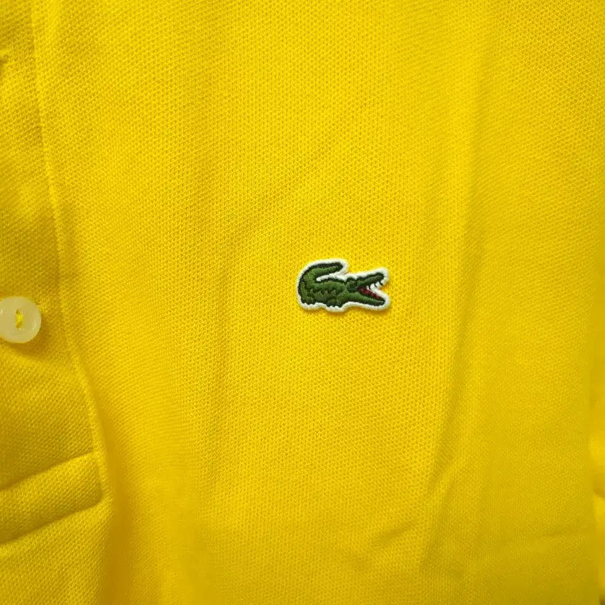 [SOLD OUT] 라코스테 노랑색 반팔 카라 티셔츠(사이즈L,105)
