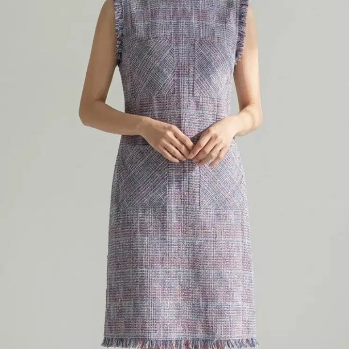 [BUNJANG] Thom Greyhound Tweed Frill Dress / 톰그레이하운드 원피스 XS