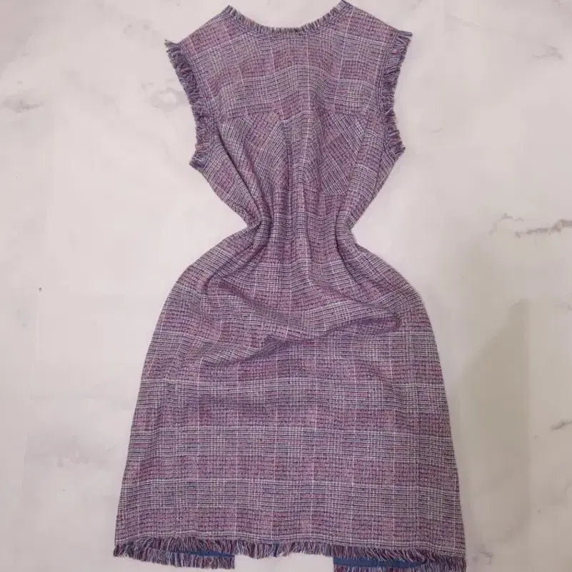 [BUNJANG] Thom Greyhound Tweed Frill Dress / 톰그레이하운드 원피스 XS