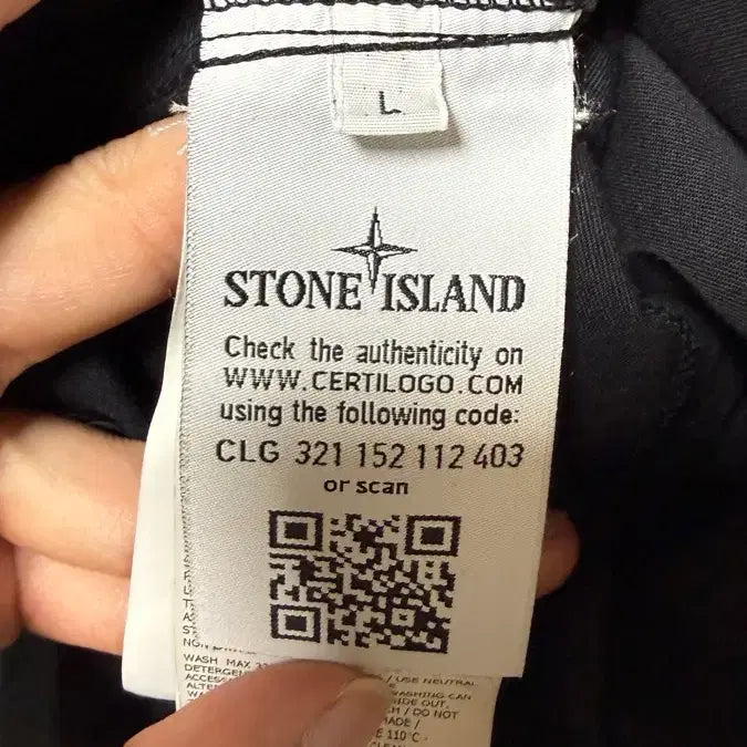 [BUNJANG] Stone Island Cotton Ripstop Smock Quarter Anorak Jacket L / 스톤아일랜드 코튼 립스탑 스목 쿼터 아노락 집업 L