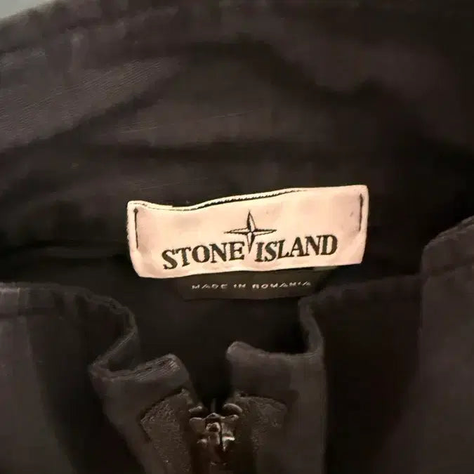[BUNJANG] Stone Island Cotton Ripstop Smock Quarter Anorak Jacket L / 스톤아일랜드 코튼 립스탑 스목 쿼터 아노락 집업 L