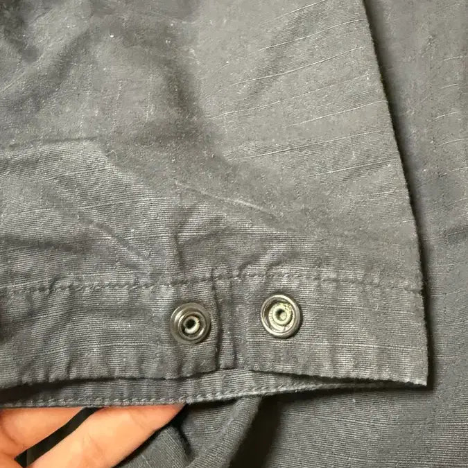 [BUNJANG] Stone Island Cotton Ripstop Smock Quarter Anorak Jacket L / 스톤아일랜드 코튼 립스탑 스목 쿼터 아노락 집업 L