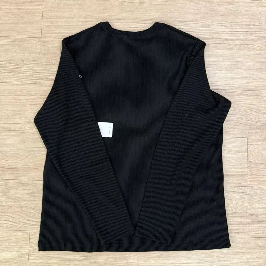 [BUNJANG] XL Alo Waffle Long Sleeve Crew Black / [XL] 알로 와플 롱슬리브 크루 블랙