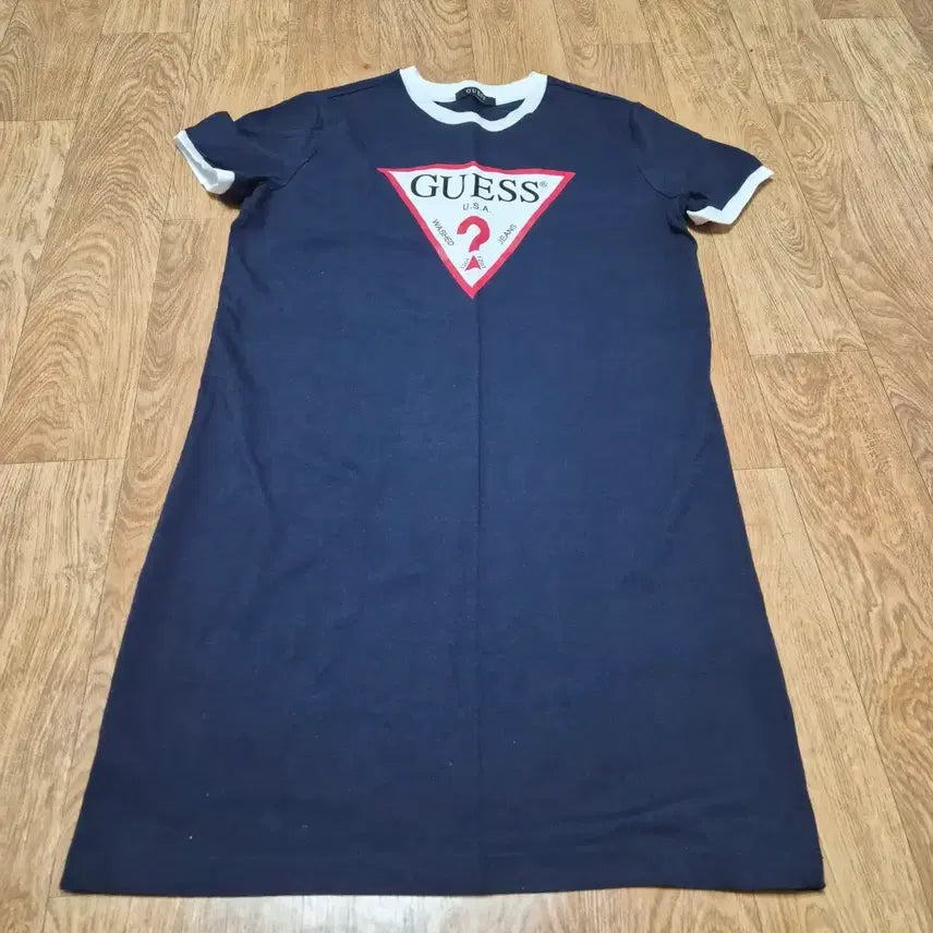 [SOLD OUT] 게스 네이비 반팔 티셔츠 원피스