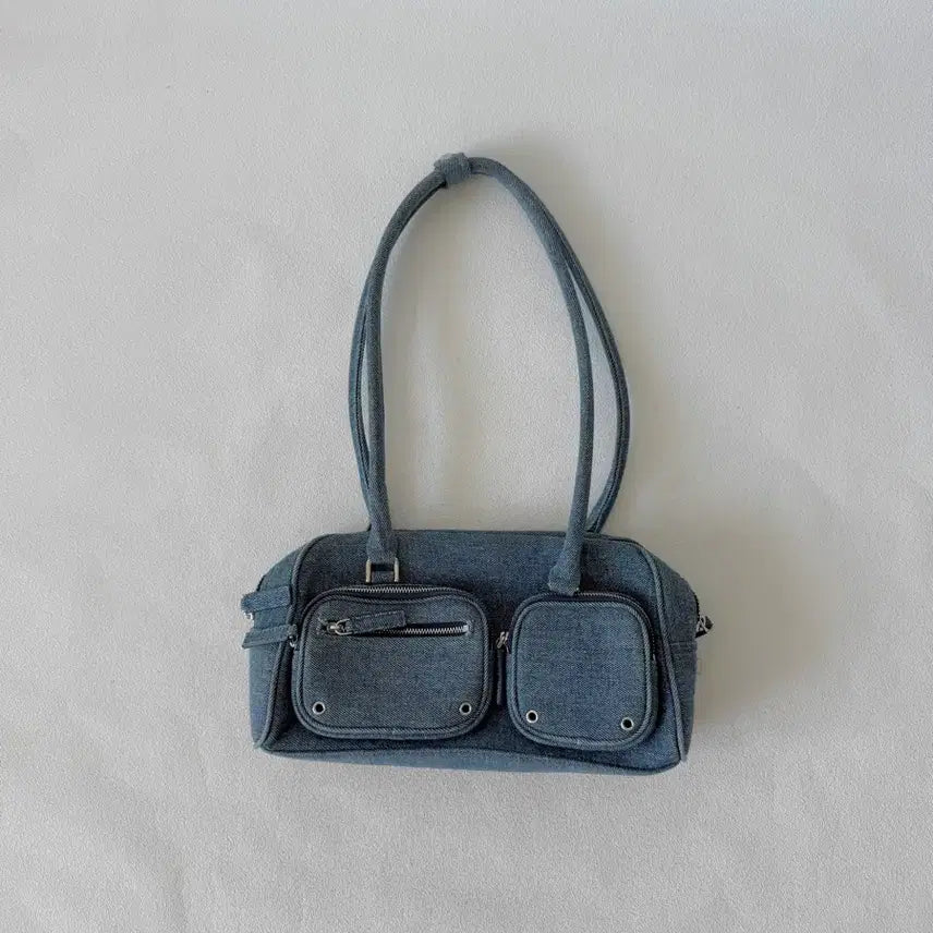 [BUNJANG] TYPESERVICE Denim Shoulder Bag / 타입서비스(TYPESERVICE) 데님 숄더백