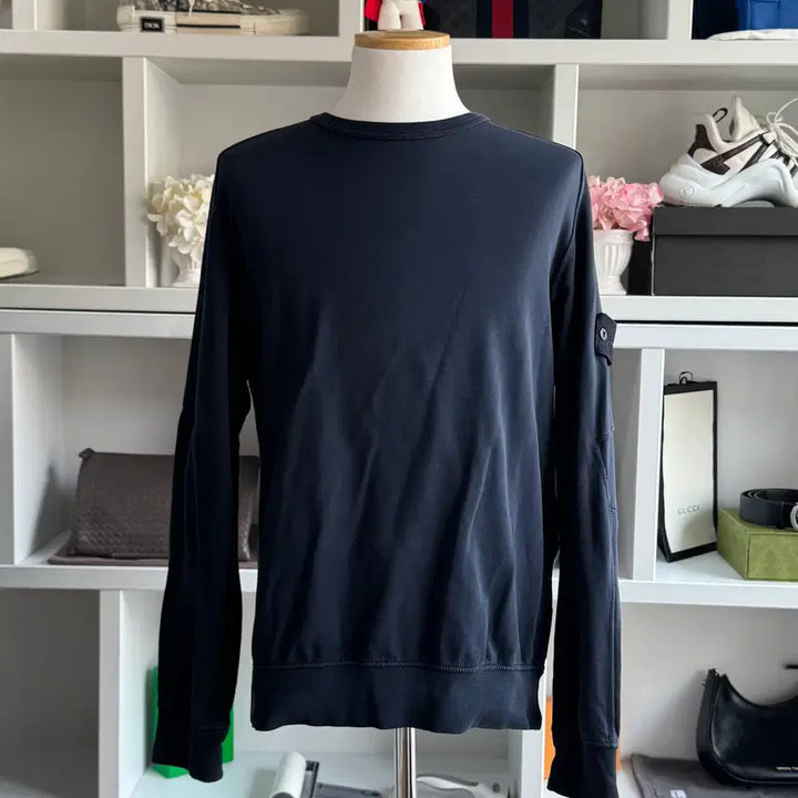 [BUNJANG] Stone Island Ghost Piece Crewneck Sweatshirt / [새상품급,M] 스톤아일랜드 고스트피스 맨투맨 후드티 긴팔티 쭉티