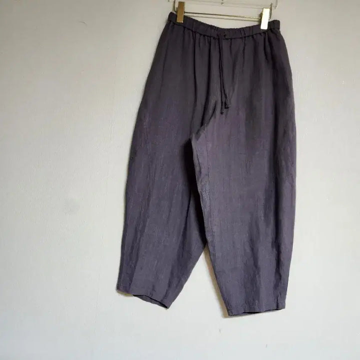 [SOLD OUT] 이새isae올밴딩 린넨 와이드 배기팬츠27~29
