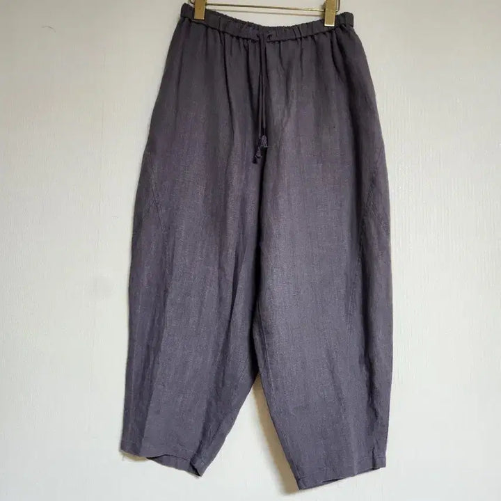 [SOLD OUT] 이새isae올밴딩 린넨 와이드 배기팬츠27~29