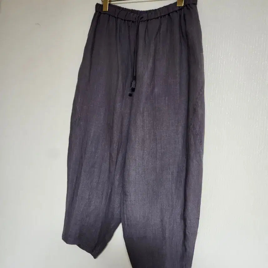 [SOLD OUT] 이새isae올밴딩 린넨 와이드 배기팬츠27~29