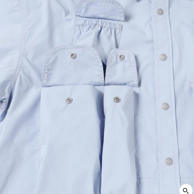 [BUNJANG] and wander Multi Pocket LS Shirt Blue (L) / 26SS 앤드원더 multi pocket LS shirt 블루 (L)