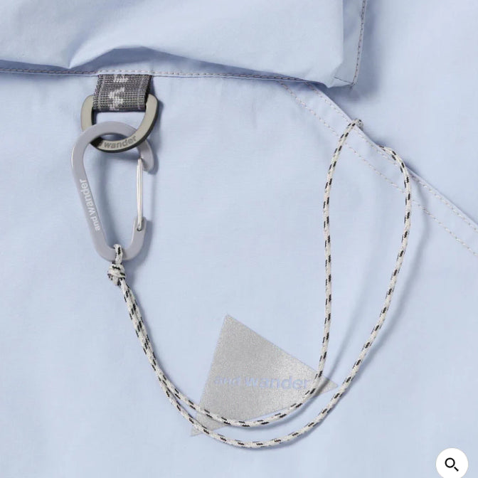 [BUNJANG] and wander Multi Pocket LS Shirt Blue (L) / 26SS 앤드원더 multi pocket LS shirt 블루 (L)