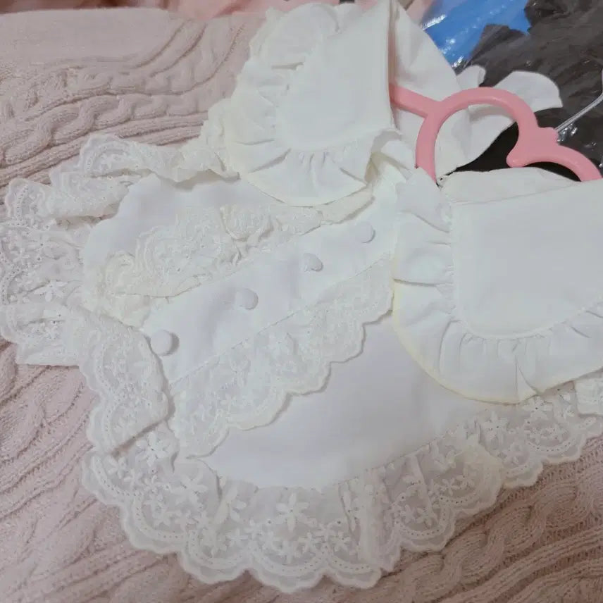 [BUNJANG] Evelyn Ruffle Cable Knit Sweater Pink / 정품) Evelyn 러플 케이블 니트 핑크