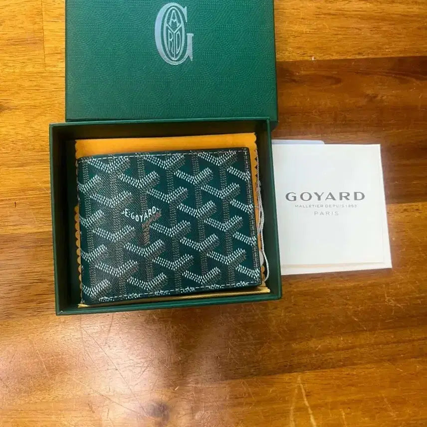 [SOLD OUT] 고야드 지갑 그린색상 풀세트