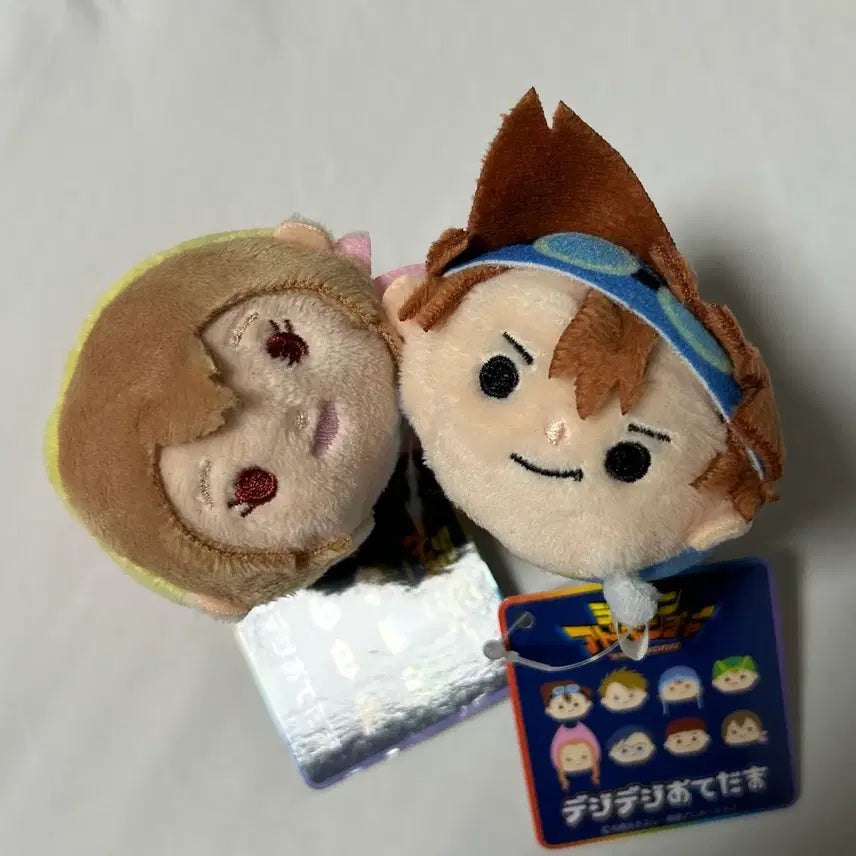 [SOLD OUT] 디지몬 쯔무쯔무 2종일괄 히카리 타이치 나리 태일 인형