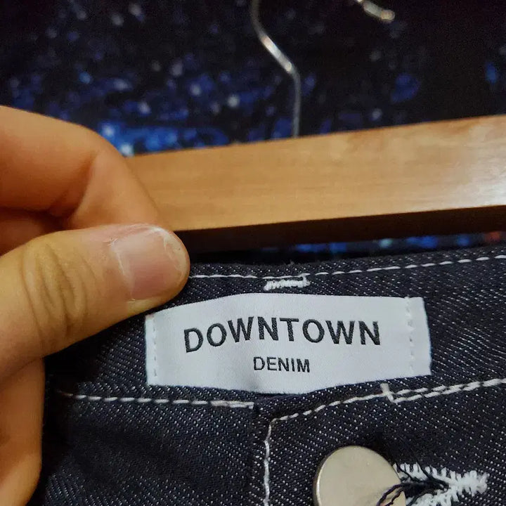 [BUNJANG] [DOWNTOWN(새상품)] 남성 다운타운 와이드 생지 데님 팬츠 M / [DOWNTOWN(새상품)] 남성 다운타운 와이드 생지 데님 팬츠 M