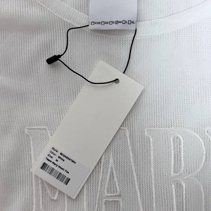[BUNJANG] (새상품) 스컬프터 Team Mary Mesh Tee White / (새상품) 스컬프터 Team Mary Mesh Tee White
