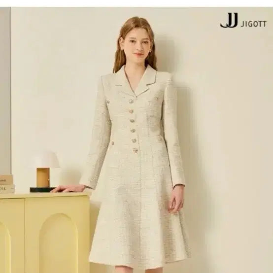 [BUNJANG] JJ Jigott Tweed Dress / 새상품 JJ Jigott 지고트 트위드 원피스