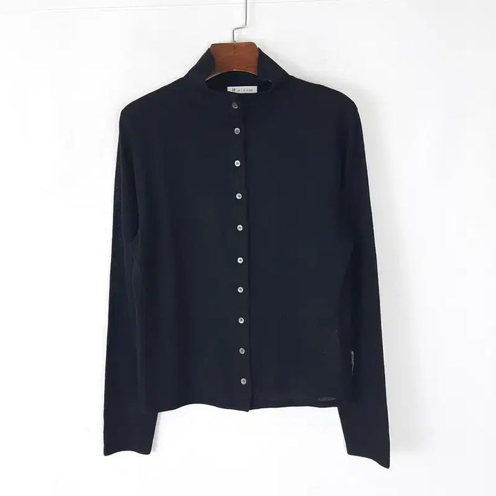 [SOLD OUT] 잇미샤  모크넥 버튼 니트가디건 66