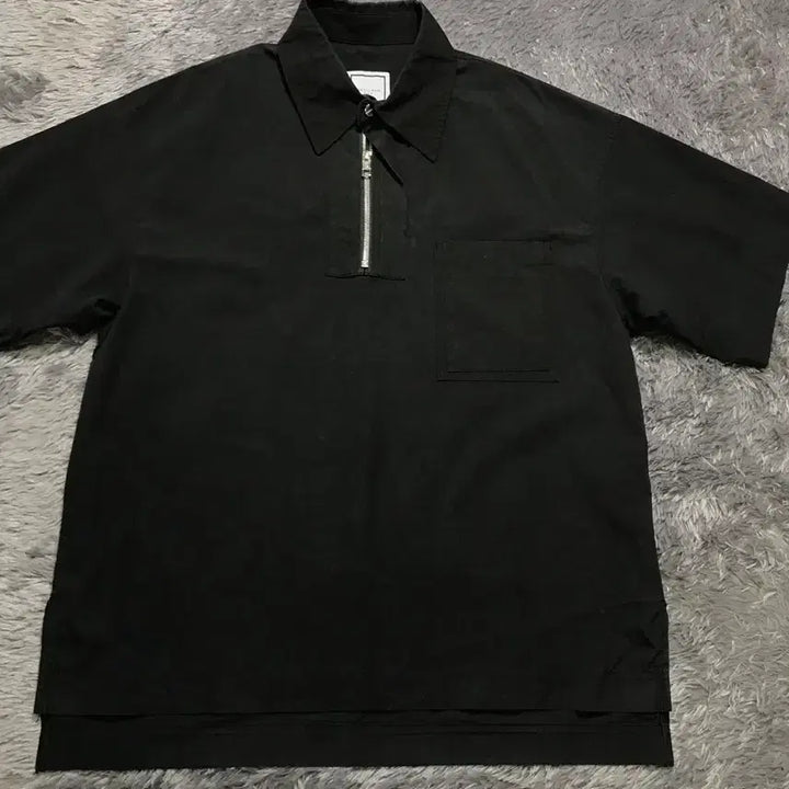 [SOLD OUT] [[48(L), 23FW, A급] 우영미 지퍼 디테일 티셔츠 블랙@215