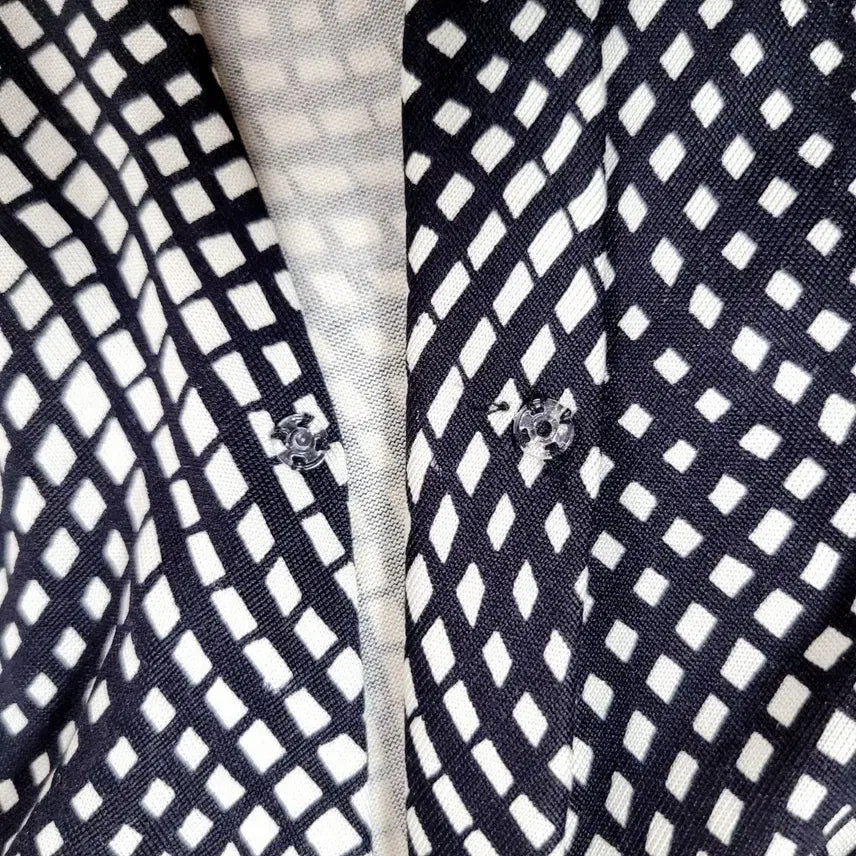 [BUNJANG] DVF Silk Jersey Bishop Sleeve Wrap Dress / +DVF 실크 저지 비숍 시폰 소매 랩 원피스 매장판 Y921